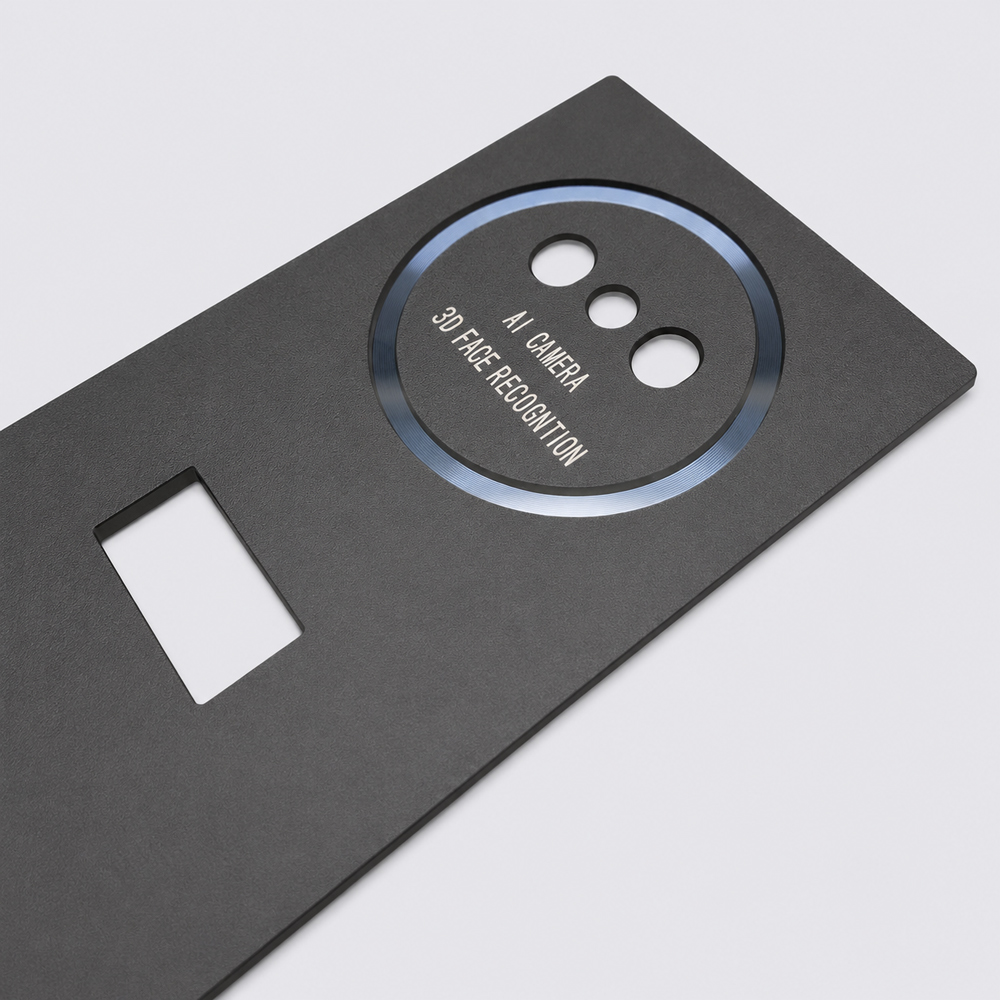 Etched AG Matte Smart Lock Glass Panel