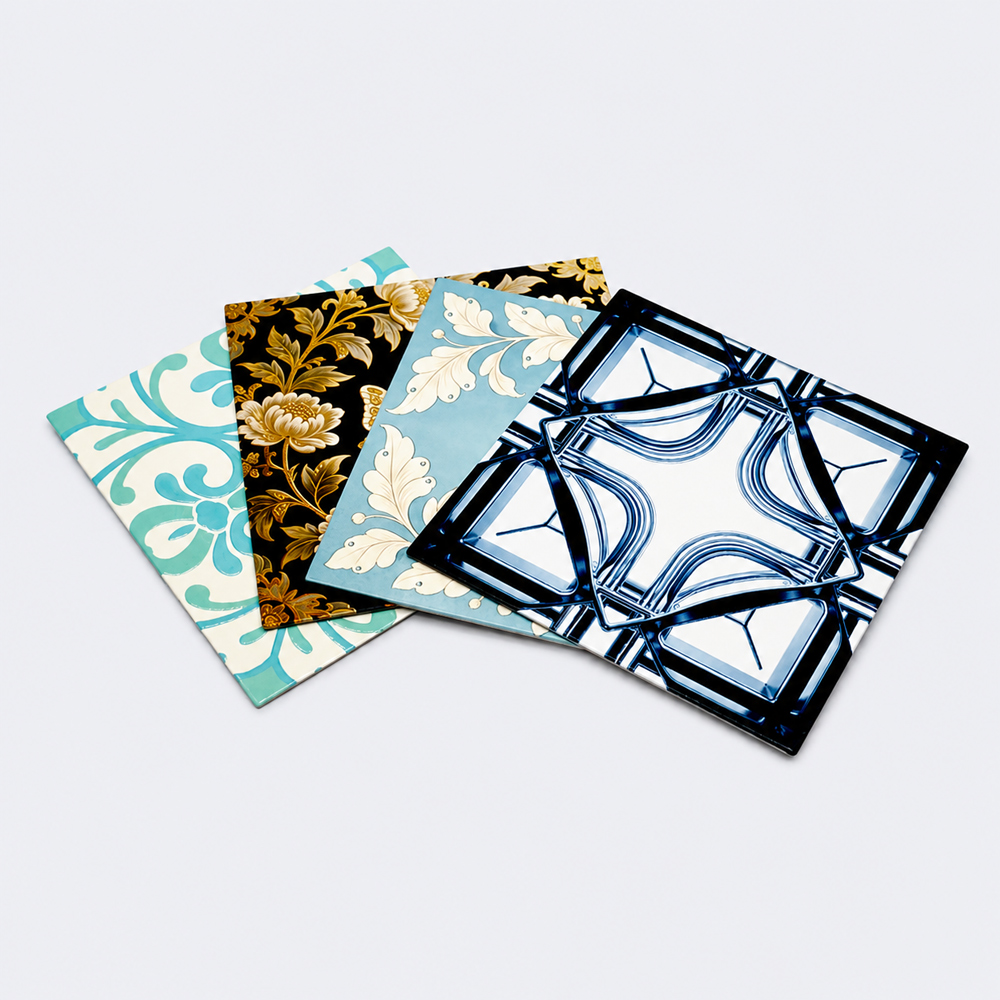 UV Relief/Embossed Glass Panel